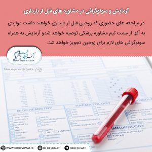 متخصص زنان زایمان و ناباروری ، مشاوره های قبل ازبارداری